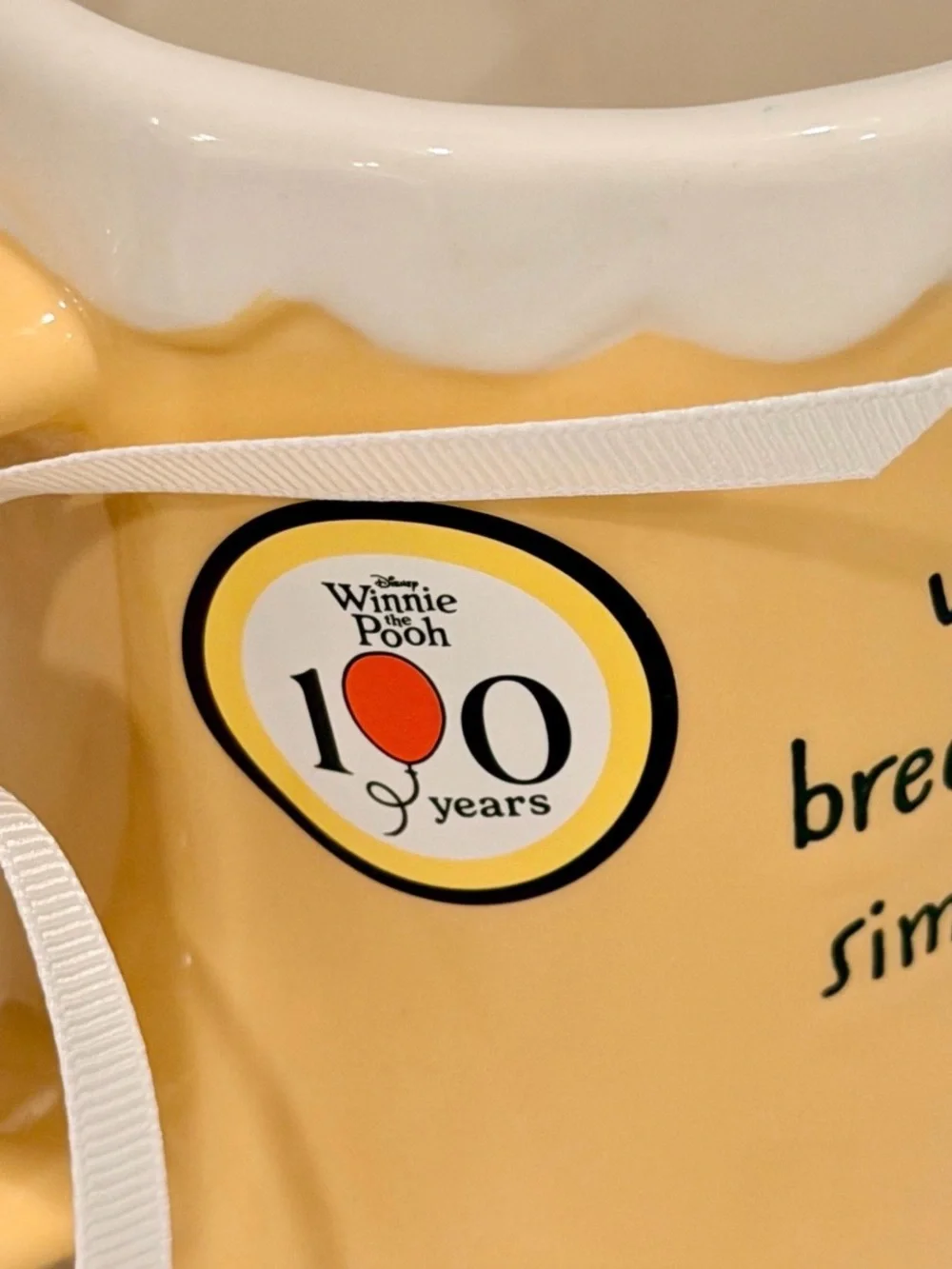 Brand New Rae Dunn Disney Winnie Pooh 100th Anniversary Coffee Mug Great Gift!